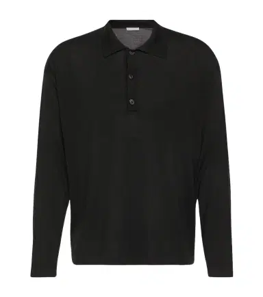 The Row Djon wool polo sweater | Thumbnail 1