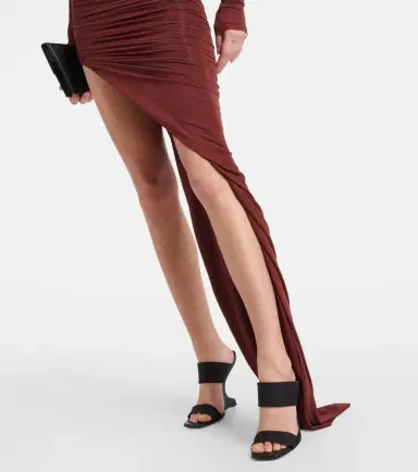 Rick Owens Gathered maxi skirt | Thumbnail 3
