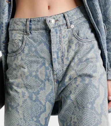 Sportmax Diego snake-print straight jeans | Thumbnail 3 Sportmax Diego snake-print straight jeans | Thumbnail 3