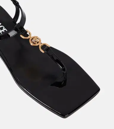 Versace Medusa '95 leather thong sandals | Thumbnail 3
