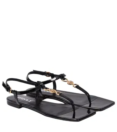 Versace Medusa '95 leather thong sandals | Thumbnail 1