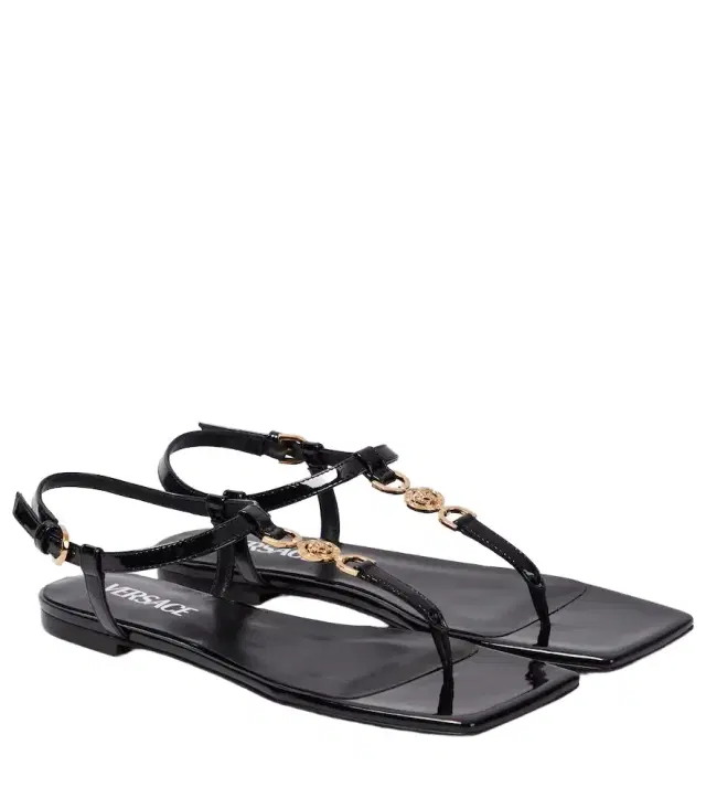 Versace Medusa '95 leather thong sandals