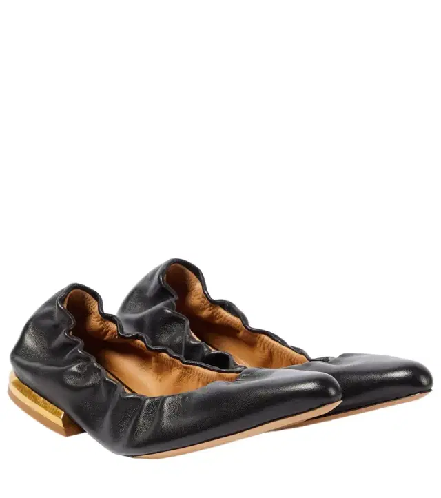 Dries Van Noten Leather ballet flats