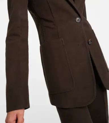 TOTEME Single-breasted cotton blazer | Thumbnail 2