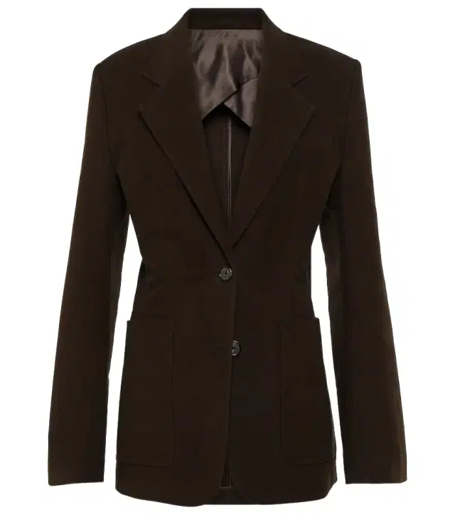 TOTEME Single-breasted cotton blazer