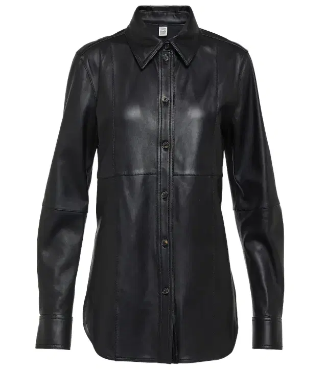 TOTEME Leather overshirt