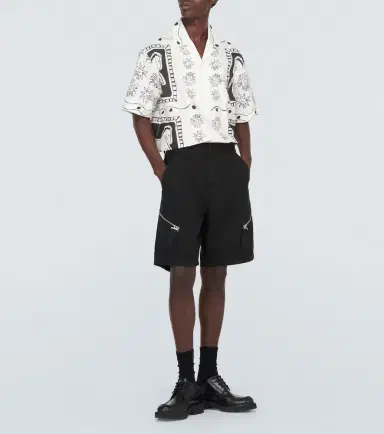 Jacquemus Le Short Marrone cotton cargo shorts | Thumbnail 4