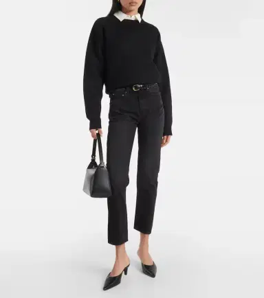 TOTEME Mid-rise cropped jeans | Thumbnail 3 TOTEME Mid-rise cropped jeans | Thumbnail 3