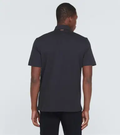 Zegna Cotton piqué polo shirt | Thumbnail 5