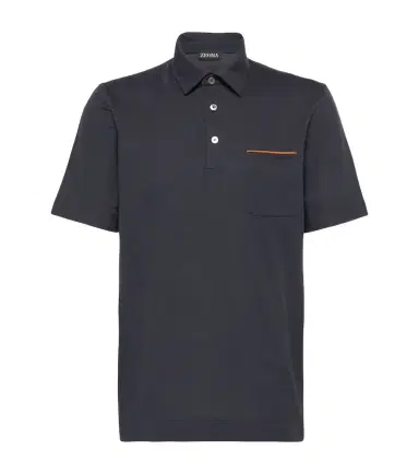 Zegna Cotton piqué polo shirt | Thumbnail 1