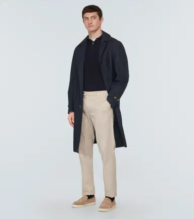Brunello Cucinelli Single-breasted car coat | Thumbnail 2