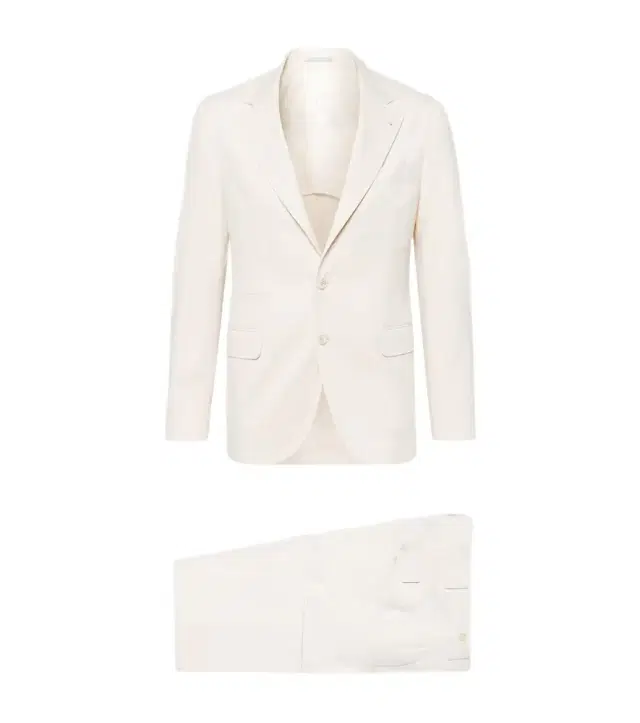 Brunello Cucinelli Cotton and cashmere-blend suit