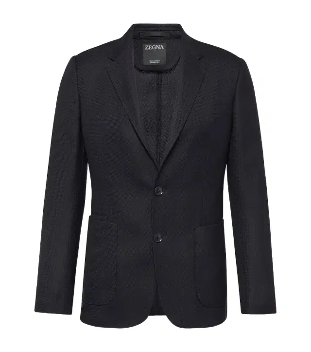 Zegna Single-breasted wool blazer