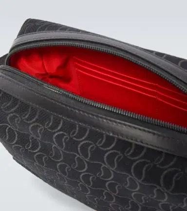 Christian Louboutin Zip N Flap logo jacquard pouch | Thumbnail 2 Christian Louboutin Zip N Flap logo jacquard pouch | Thumbnail 2