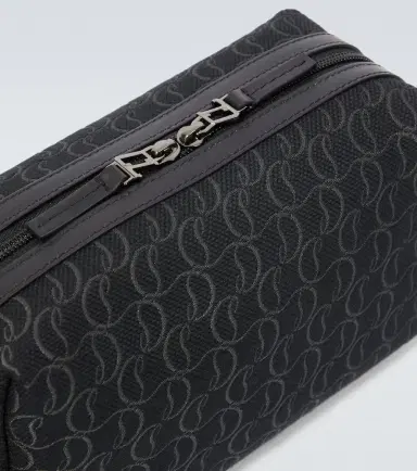 Christian Louboutin Zip N Flap logo jacquard pouch | Thumbnail 4 Christian Louboutin Zip N Flap logo jacquard pouch | Thumbnail 4