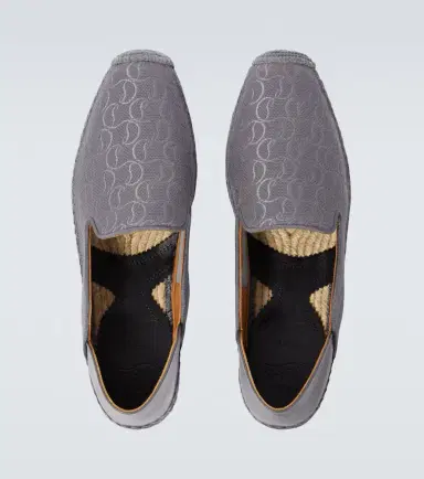 Christian Louboutin Espadon leather-trimmed jacquard espadrilles | Thumbnail 3 Christian Louboutin Espadon leather-trimmed jacquard espadrilles | Thumbnail 3