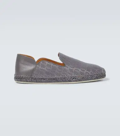 Christian Louboutin Espadon leather-trimmed jacquard espadrilles | Thumbnail 4 Christian Louboutin Espadon leather-trimmed jacquard espadrilles | Thumbnail 4