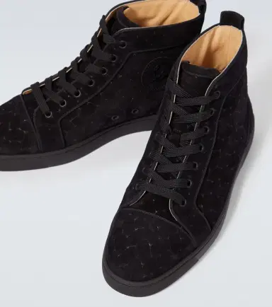 Christian Louboutin Louis suede high-top sneakers | Thumbnail 3 Christian Louboutin Louis suede high-top sneakers | Thumbnail 3