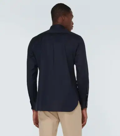 Zegna Cotton Oxford shirt | Thumbnail 4