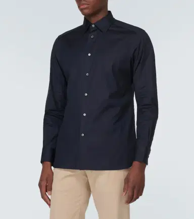 Zegna Cotton Oxford shirt | Thumbnail 5