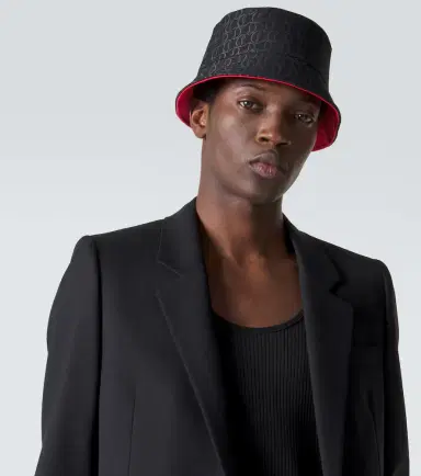 Christian Louboutin Bobino canvas bucket hat | Thumbnail 3 Christian Louboutin Bobino canvas bucket hat | Thumbnail 3
