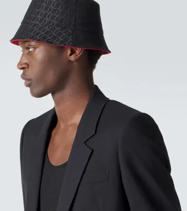 Christian Louboutin Bobino canvas bucket hat | Thumbnail 4 Christian Louboutin Bobino canvas bucket hat | Thumbnail 4