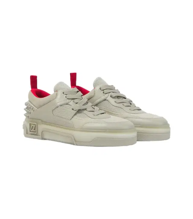 Christian Louboutin Astroloubi leather and suede sneakers