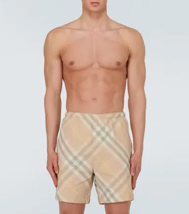 Burberry Check swim trunks | Thumbnail 3 Burberry Check swim trunks | Thumbnail 3
