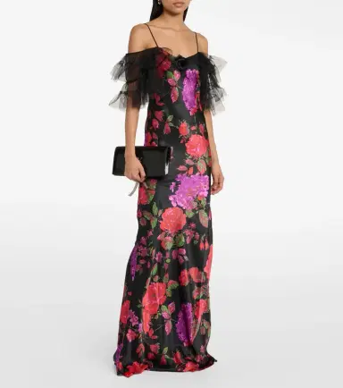 Rodarte Tiered silk tulle gown | Thumbnail 2