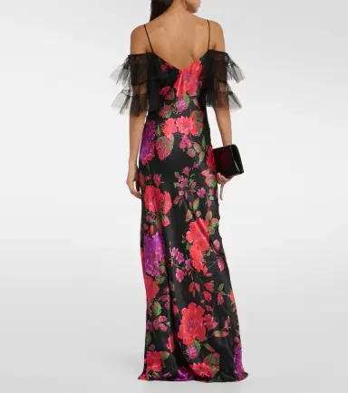 Rodarte Tiered silk tulle gown | Thumbnail 5