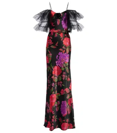 Rodarte Tiered silk tulle gown | Thumbnail 1