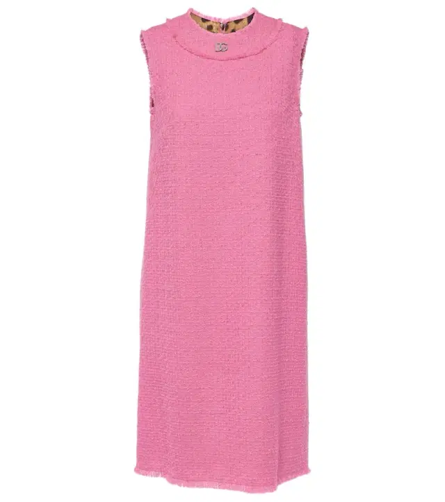 Dolce & Gabbana DG tweed minidress