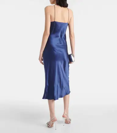 Rodarte Floral-appliqué silk midi dress | Thumbnail 5