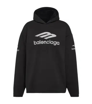 Balenciaga 3B Sports Icon cotton fleece hoodie | Thumbnail 1