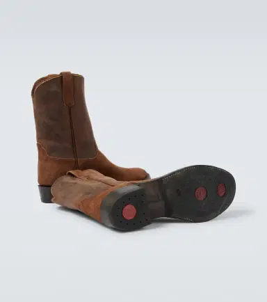 RRL Suede and leather cowboy boots | Thumbnail 2 RRL Suede and leather cowboy boots | Thumbnail 2