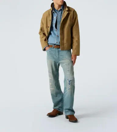 RRL Suede and leather cowboy boots | Thumbnail 7 RRL Suede and leather cowboy boots | Thumbnail 7