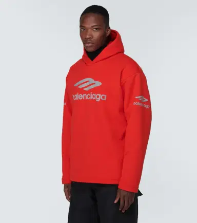 Balenciaga 3B Sports Icon cotton fleece hoodie | Thumbnail 5