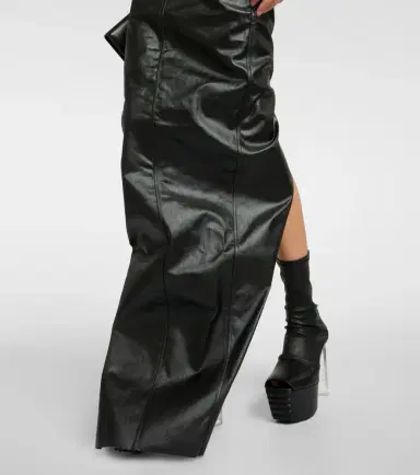 Rick Owens Bustier-detail denim gown | Thumbnail 3