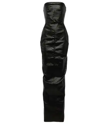 Rick Owens Bustier-detail denim gown | Thumbnail 1