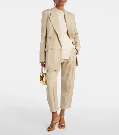 Stella McCartney Iconic high-rise cropped pants | Thumbnail 2
