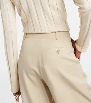 Stella McCartney Iconic high-rise cropped pants | Thumbnail 3