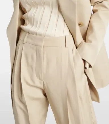 Stella McCartney Iconic high-rise cropped pants | Thumbnail 5