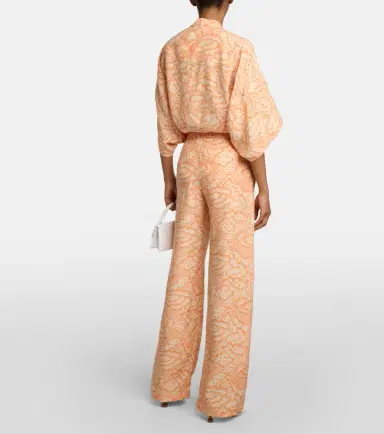 Stella McCartney Mid-rise silk pants | Thumbnail 2