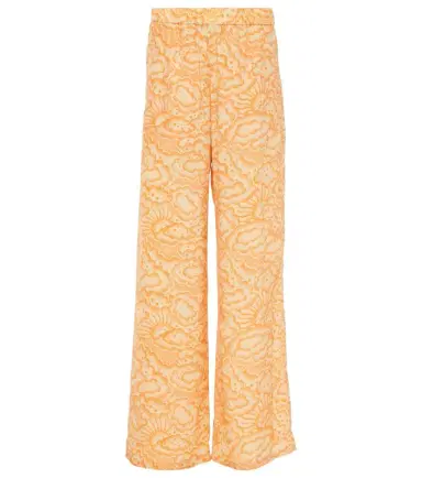 Stella McCartney Mid-rise silk pants | Thumbnail 1