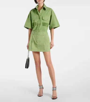 Stella McCartney Cotton canvas miniskirt | Thumbnail 3 Stella McCartney Cotton canvas miniskirt | Thumbnail 3
