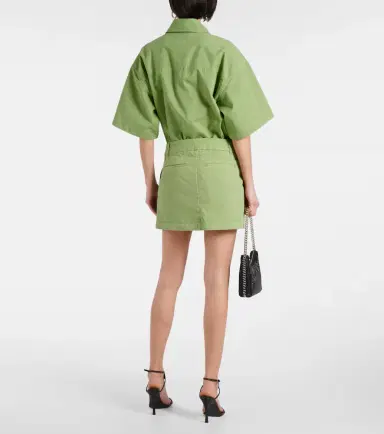 Stella McCartney Cotton canvas miniskirt | Thumbnail 4 Stella McCartney Cotton canvas miniskirt | Thumbnail 4