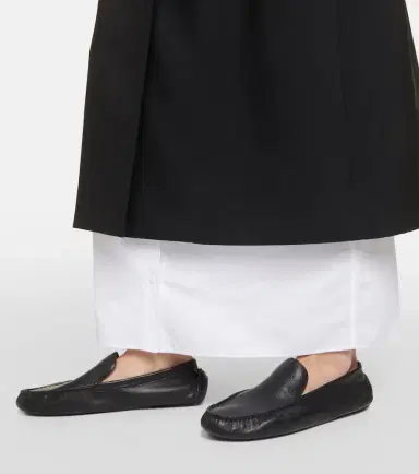 The Row Lucca leather moccasins | Thumbnail 2 The Row Lucca leather moccasins | Thumbnail 2