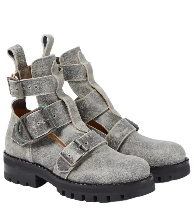 Vivienne Westwood Cut-out leather ankle boots