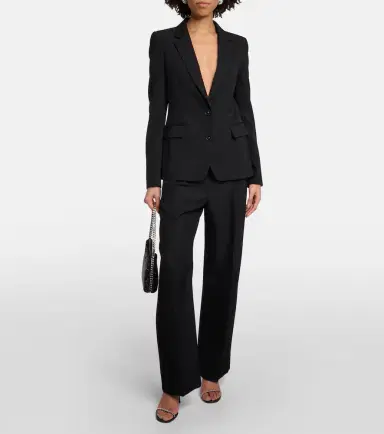 Stella McCartney Single-breasted wool blend blazer | Thumbnail 6 Stella McCartney Single-breasted wool blend blazer | Thumbnail 6