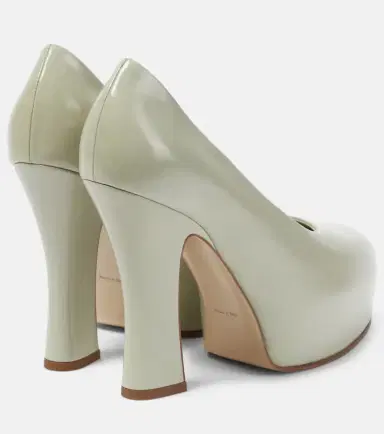 Burberry 130 leather platform pumps | Thumbnail 3